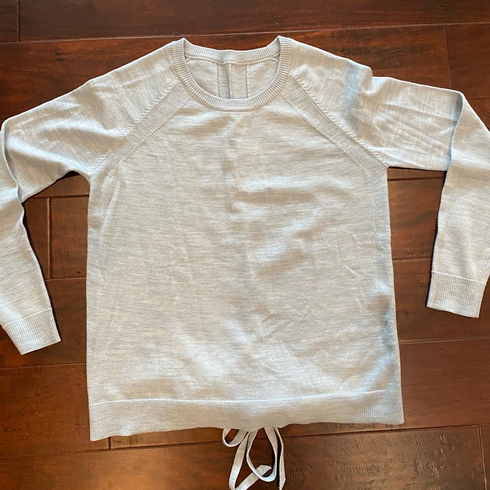 Lululemon lace up sweater
